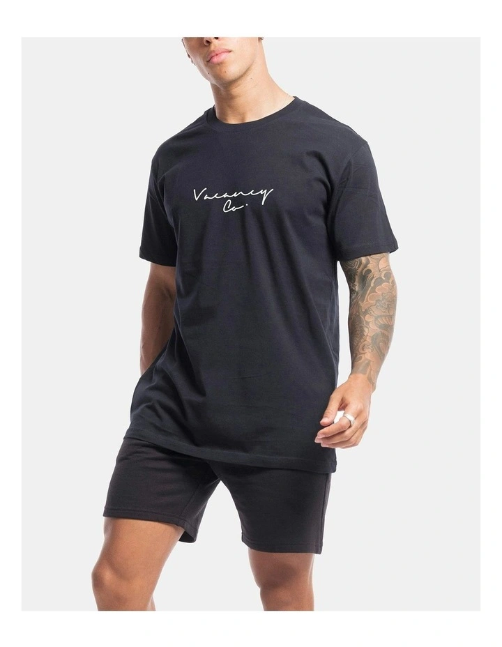 Coy Rise Tee in Ink image 5