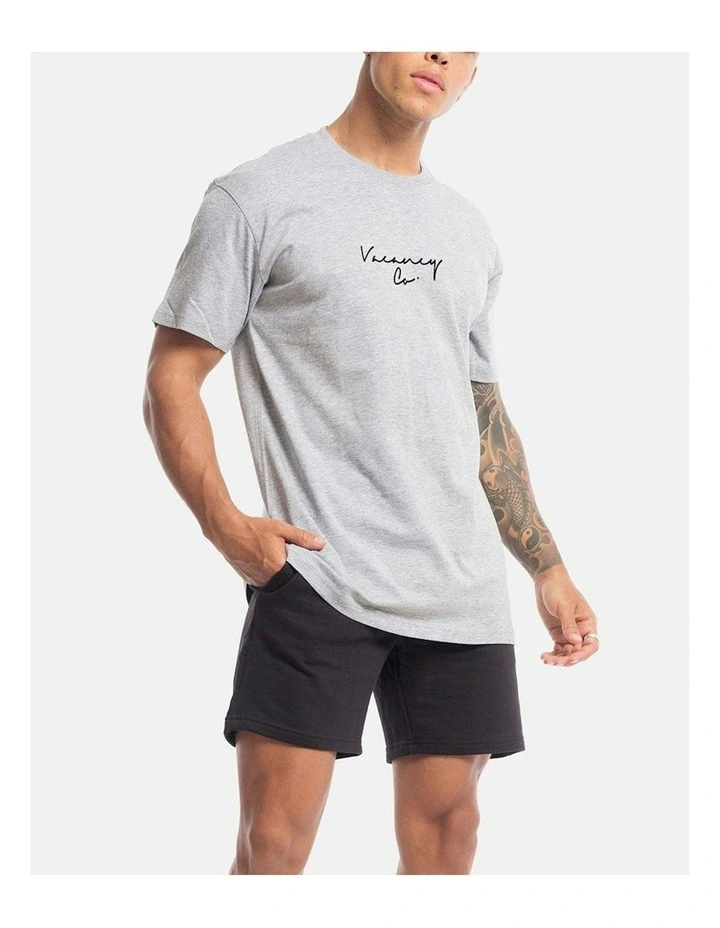 Coy Rise Tee in Grey Marle image 1