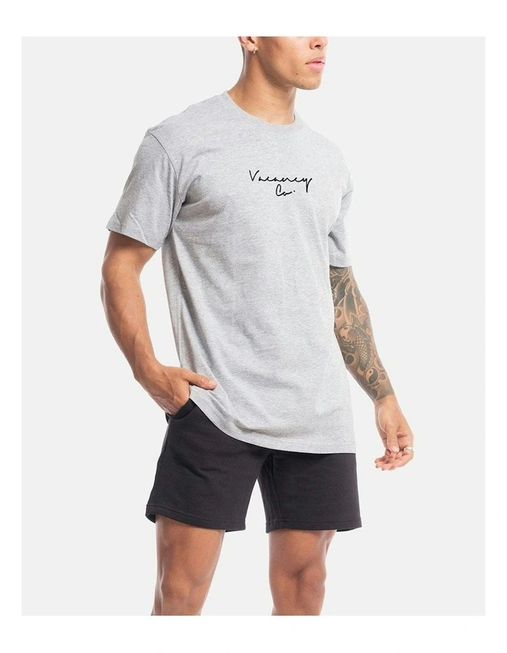 Coy Rise Tee in Grey Marle image 3