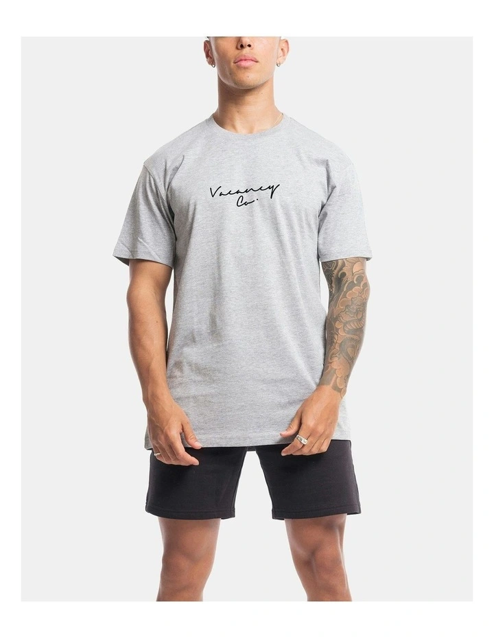 Coy Rise Tee in Grey Marle image 6