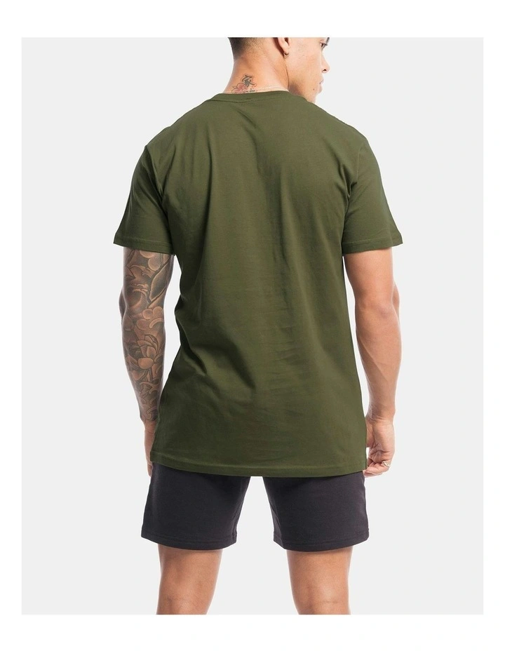 Coy Rise Tee in Olive image 7