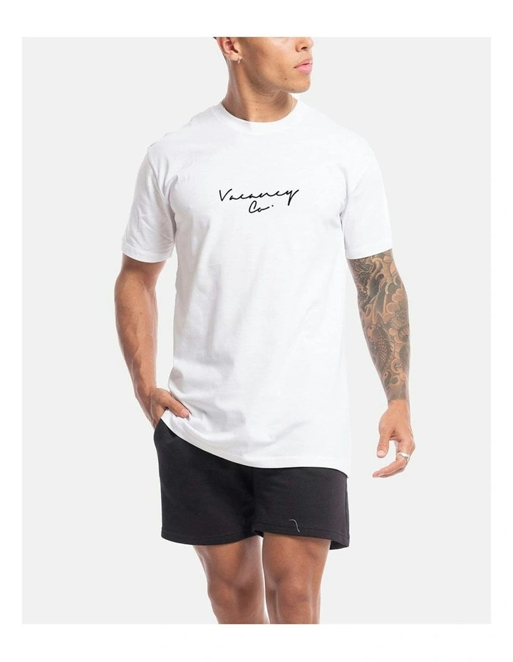 Coy Rise Tee in White image 3