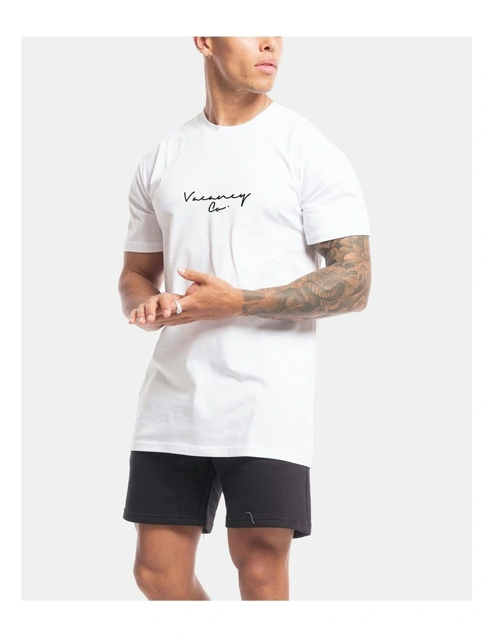 Coy Rise Tee in White image 4