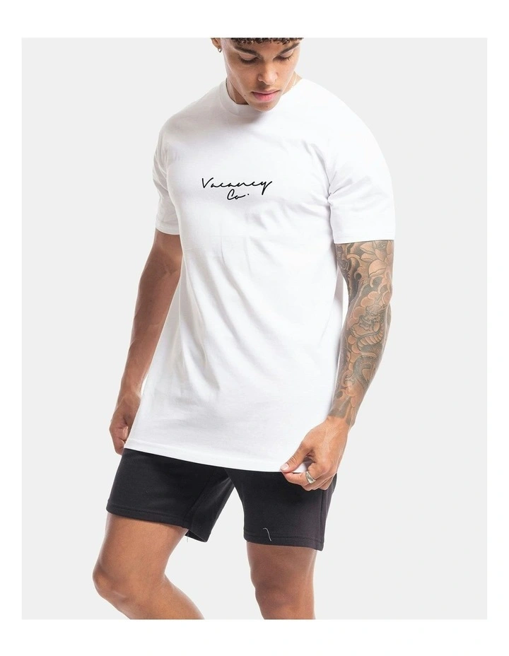 Coy Rise Tee in White image 5