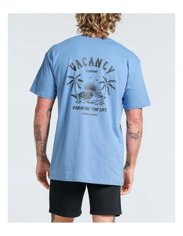 Endless Summer Tee in Dusty Blue
