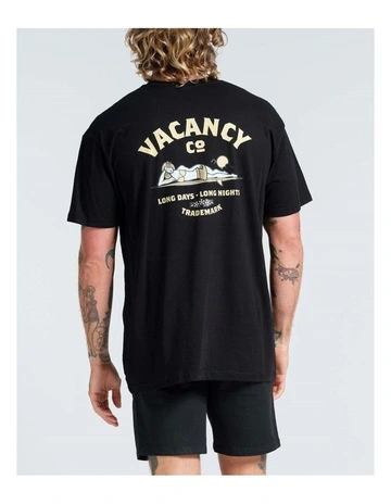 Long Days Tee in Black