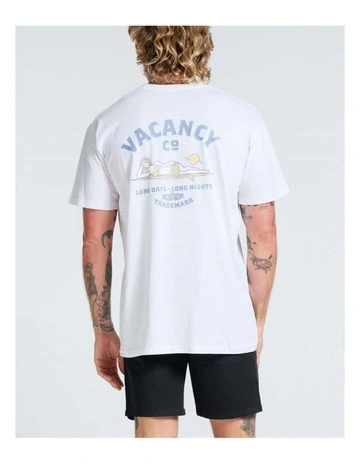 Long Days Tee in White