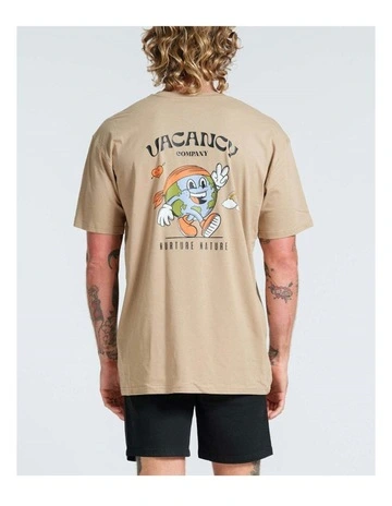 Nurture Nature Tee in Camel