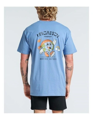 Nurture Nature Tee in Dusty Blue