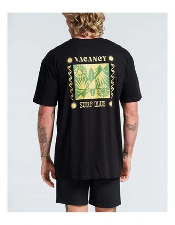 Surf Club Tee in Black