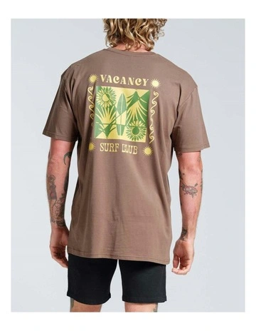 Surf Club Tee in Walnut