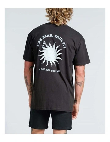 Byron Tee in Charcoal