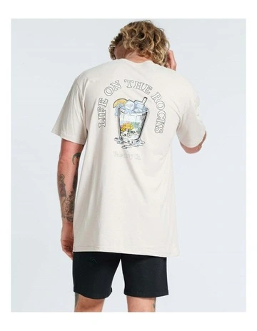 Life on the Rocks Tee in Bone