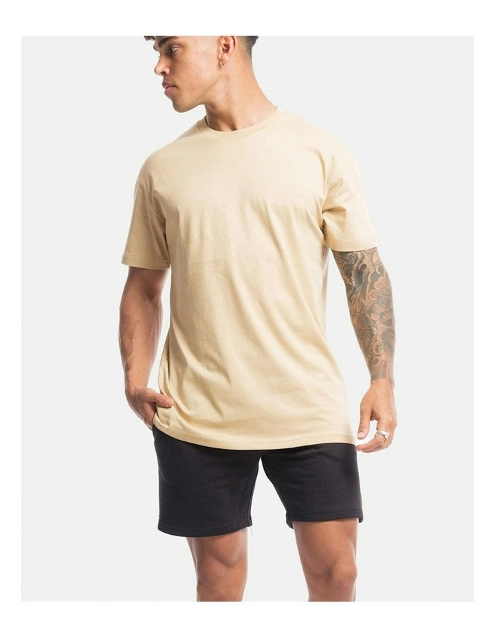 Vacant Tee in Beige image 3