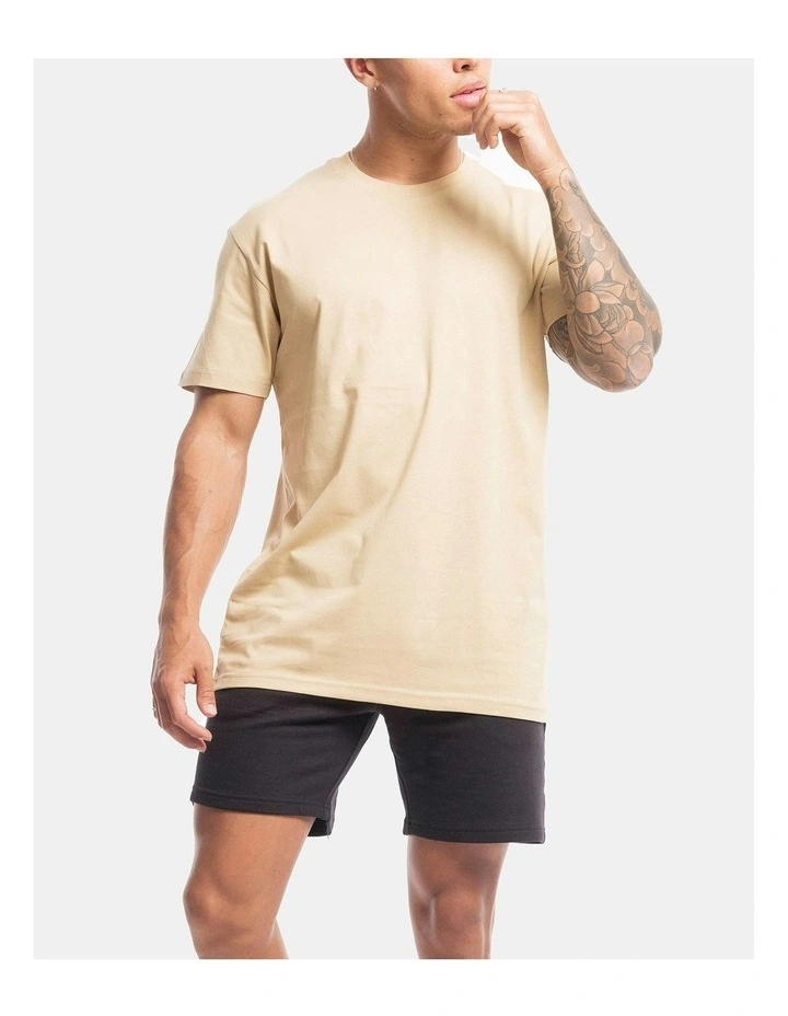 Vacant Tee in Beige image 4