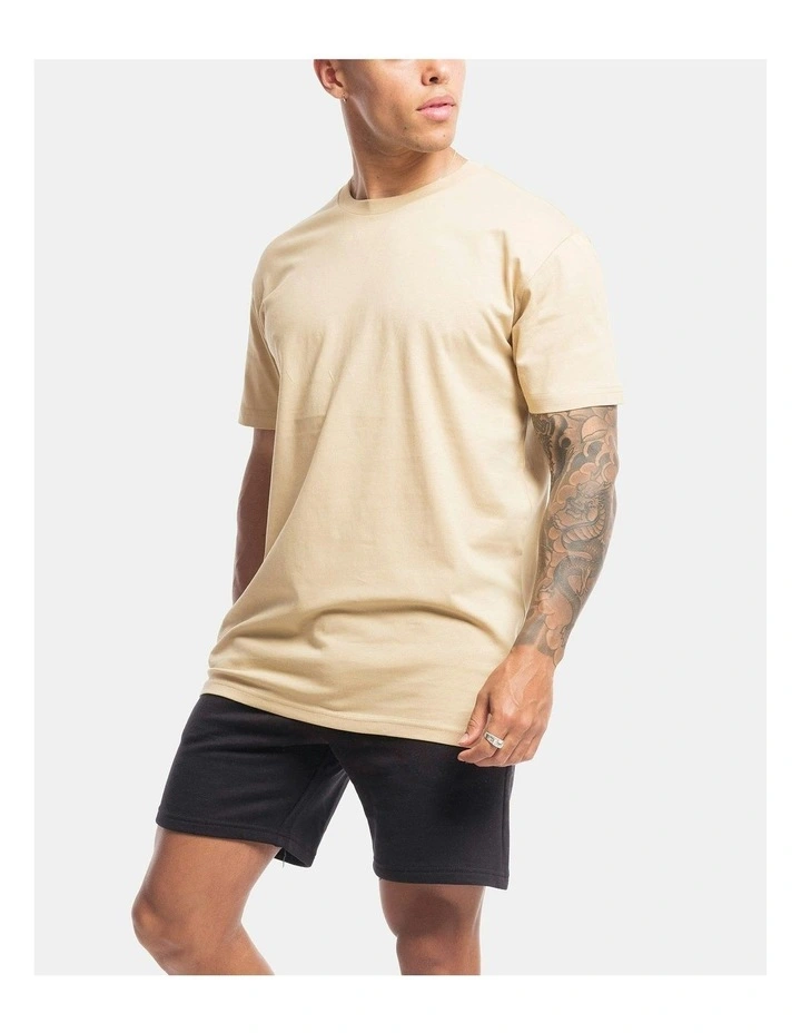 Vacant Tee in Beige image 5