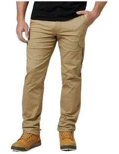Core Basic Stretch Cargo Pant in Khaki