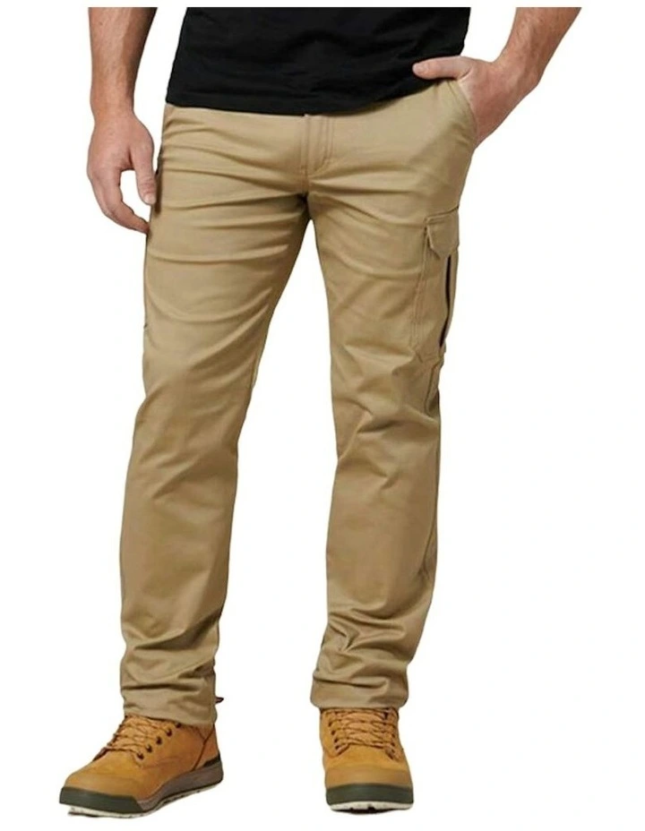 Core Basic Stretch Cargo Pant in Khaki image 1