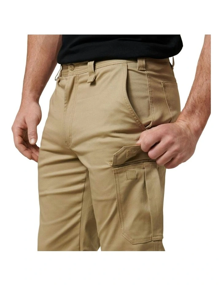 Core Basic Stretch Cargo Pant in Khaki image 5