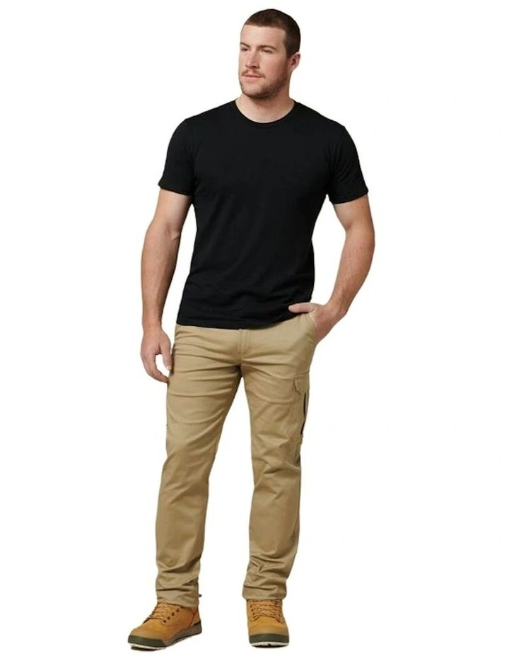 Core Basic Stretch Cargo Pant in Khaki image 6