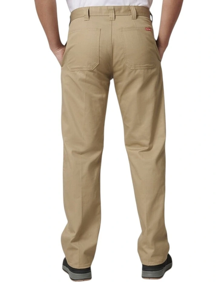 Drill Work Cotton Pant in Khaki image 2