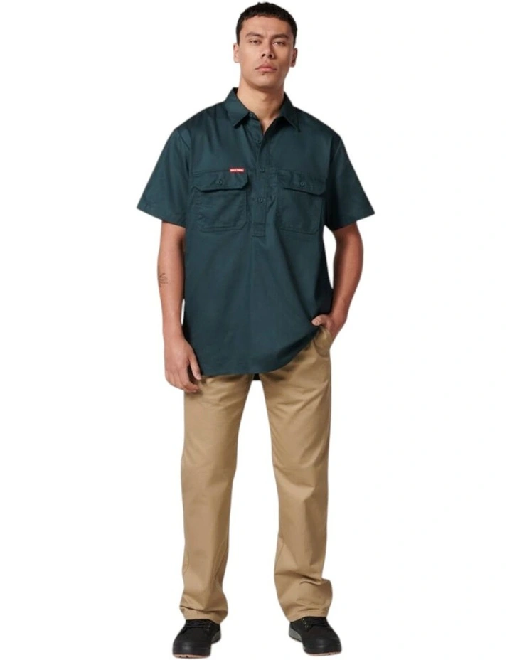 Drill Work Cotton Pant in Khaki image 5