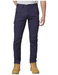 3056 Stretch Canvas Cargo Pants in Navy