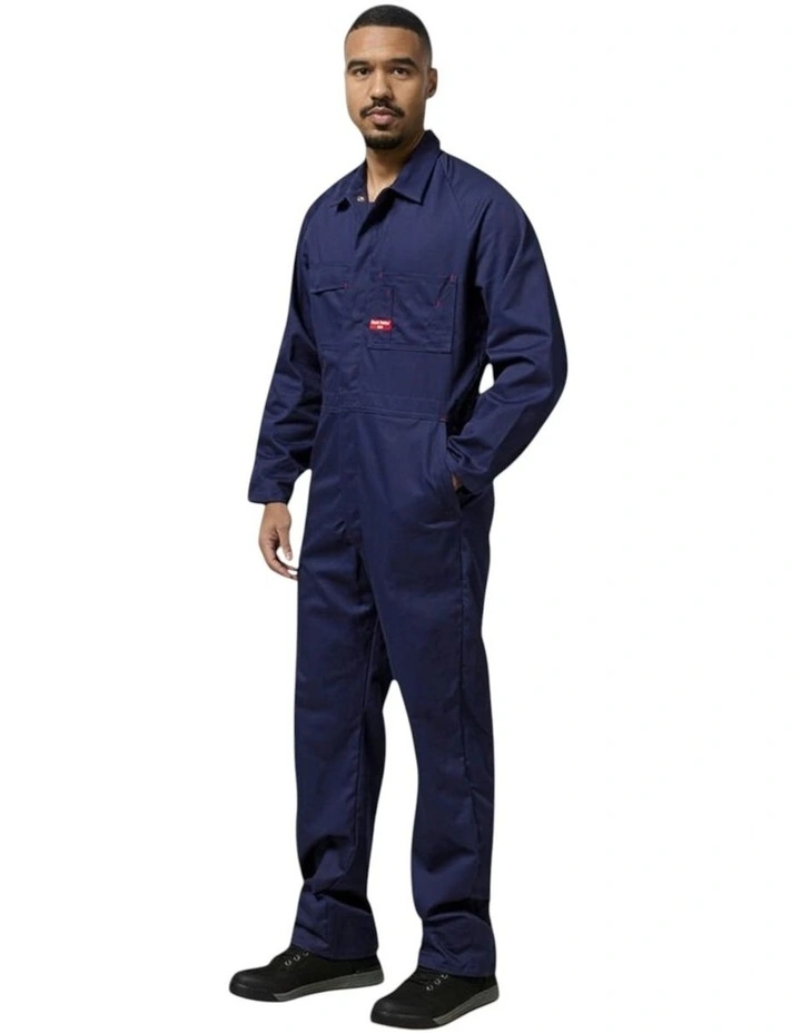 Foundations Cotton Drill Coverall in Navy image 3