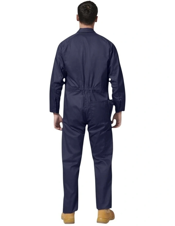 Cotton Lightweight Drill Coverall in Navy image 2
