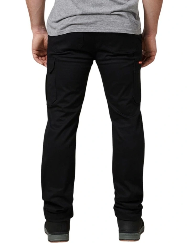 Core Basic Stretch Cargo Pant Workwear in Black image 2