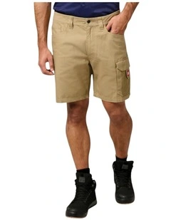 Legends Cargo Work Wear Shorts in Khaki