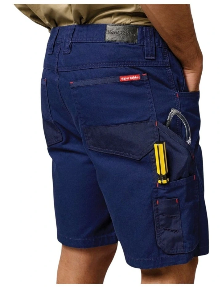 Legends Cargo Work Wear Shorts in Navy image 4
