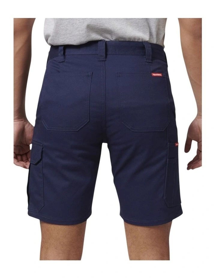 Core Basic Stretch Drill Cargo Shorts in Navy image 2