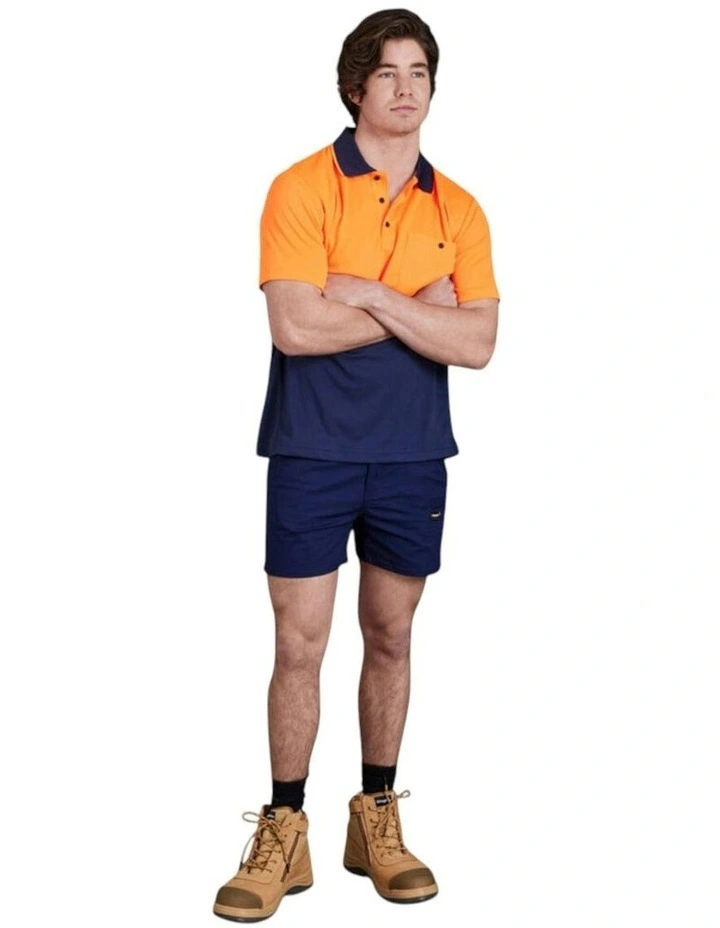 Workcool Pro Stretch Cuffed Shorts in Navy image 6