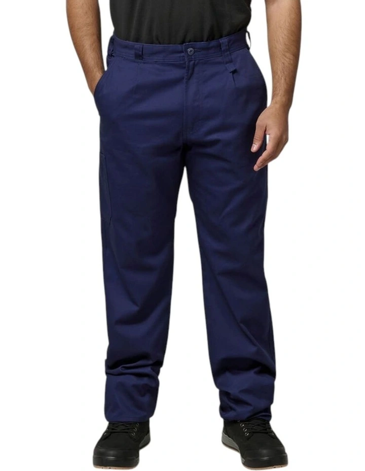 Basic Drill Work Pant Cotton in Navy image 1