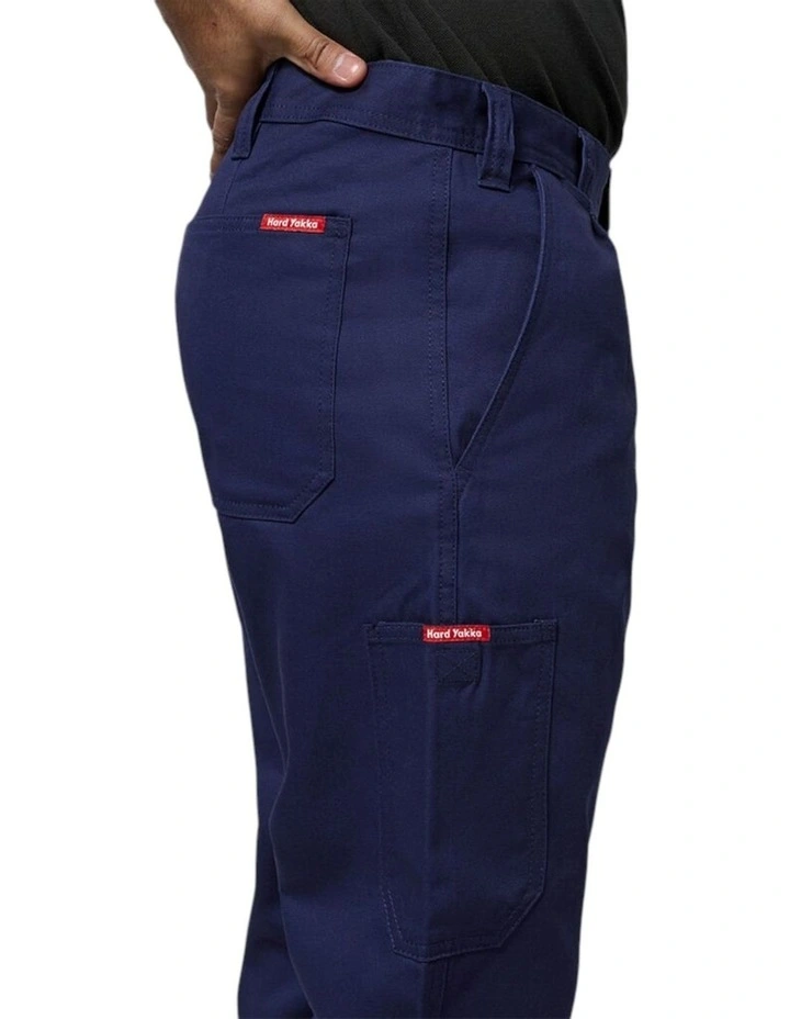 Basic Drill Work Pant Cotton in Navy image 4