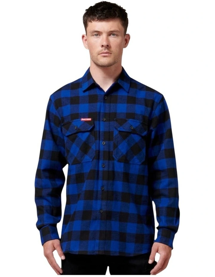 Foundation New Check Flannel Shirt in Blue image 1