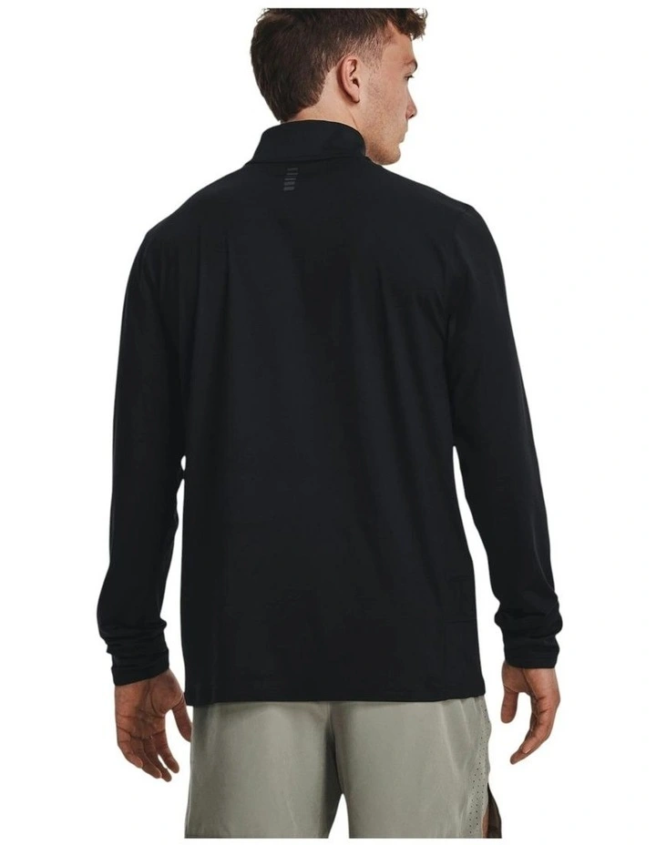 Launch Pro Quarter Zip T-shirt in Black image 2