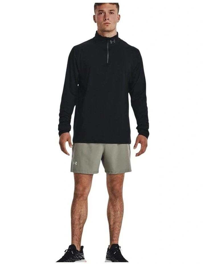 Launch Pro Quarter Zip T-shirt in Black image 3