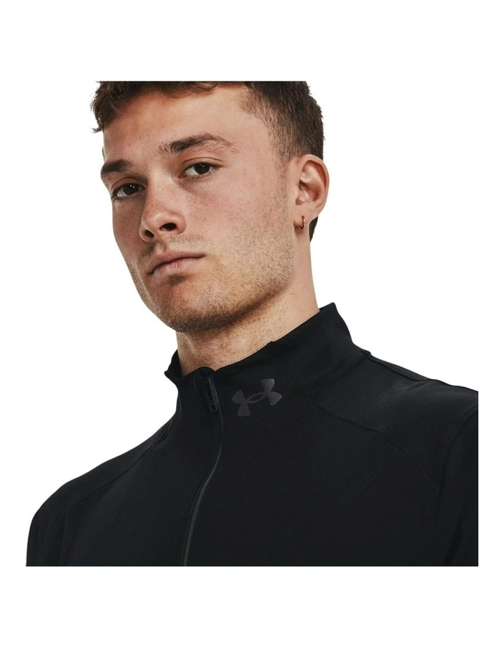 Launch Pro Quarter Zip T-shirt in Black image 4