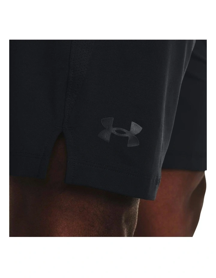 Tech Vent Running Shorts in Black image 4