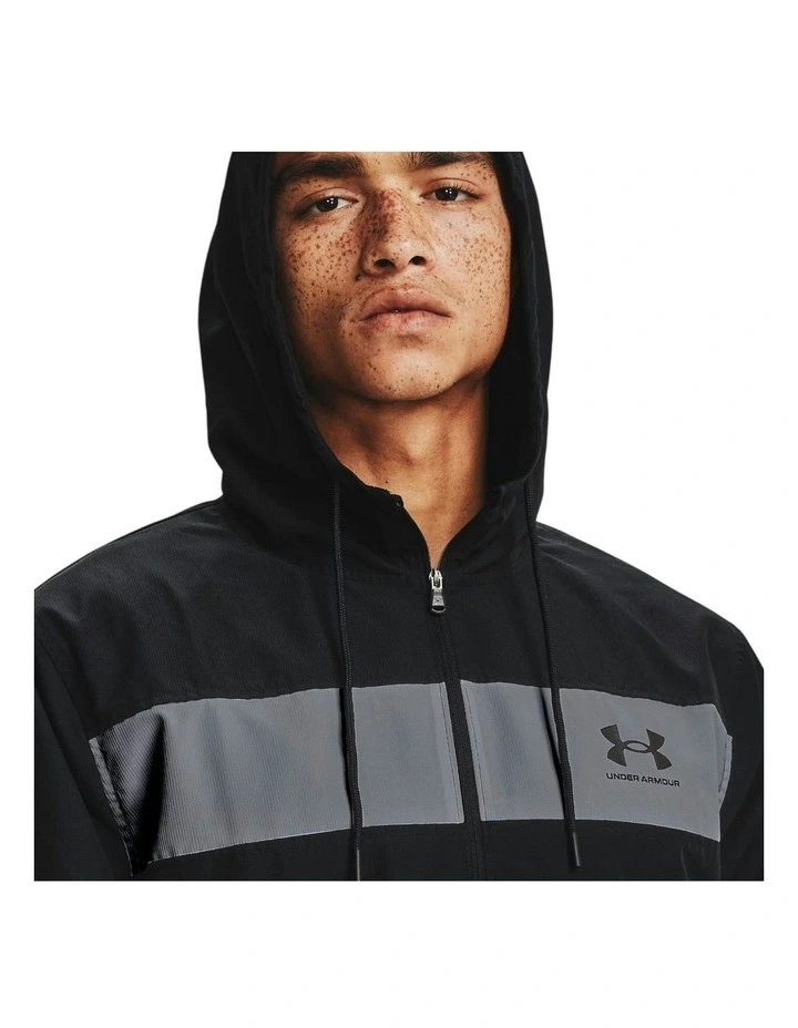 Sportstyle Windbreaker Jacket in Black image 4