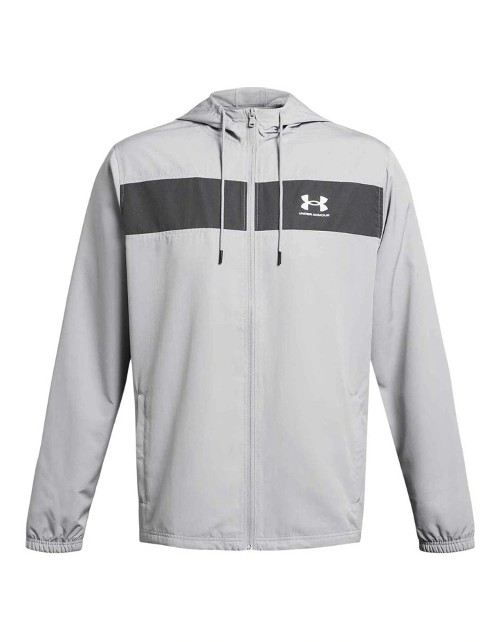 Sportstyle Windbreaker Jacket in Grey image 3