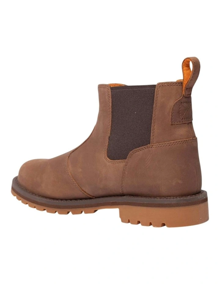 Mid Chelsea Falls Ankle Boots in Redwood image 3