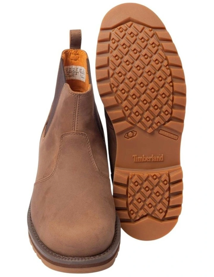 Mid Chelsea Falls Ankle Boots in Redwood image 4