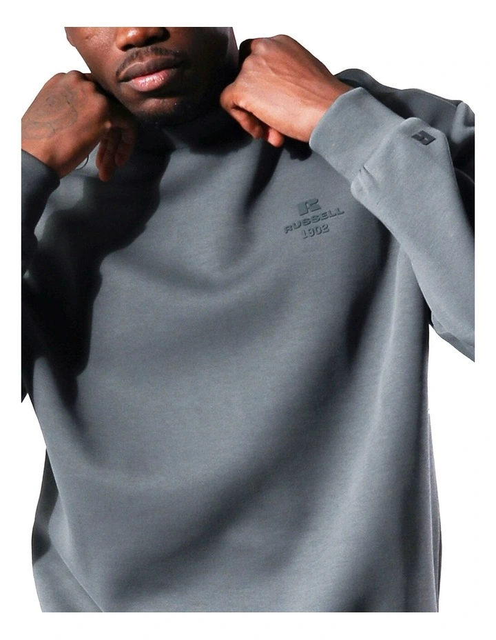 R Tech Leisure 1902 Crew Sweater in Green image 4