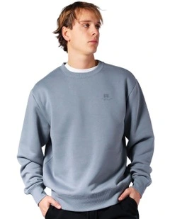 Men's Brooklyn Crew Sweater in Ash Colour