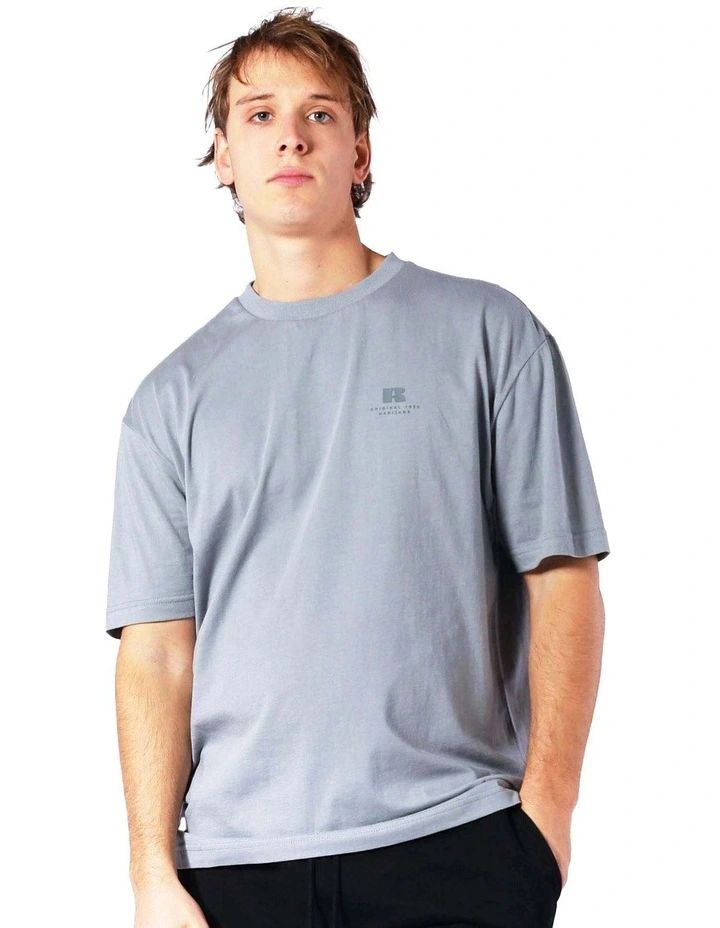 Brooklyn Oversize Tee in Ash Grey image 1