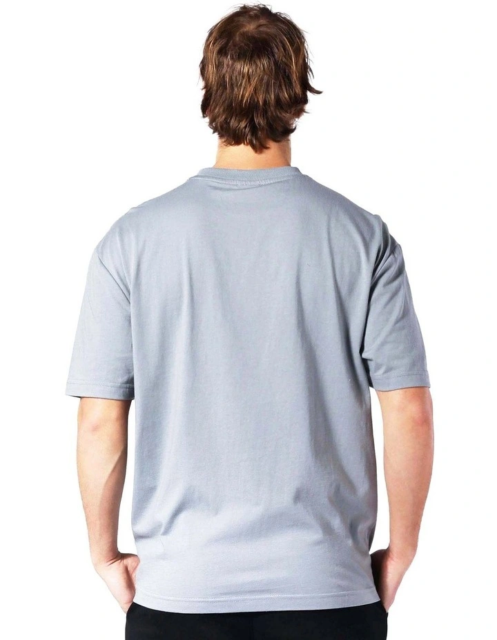 Brooklyn Oversize Tee in Ash Grey image 2