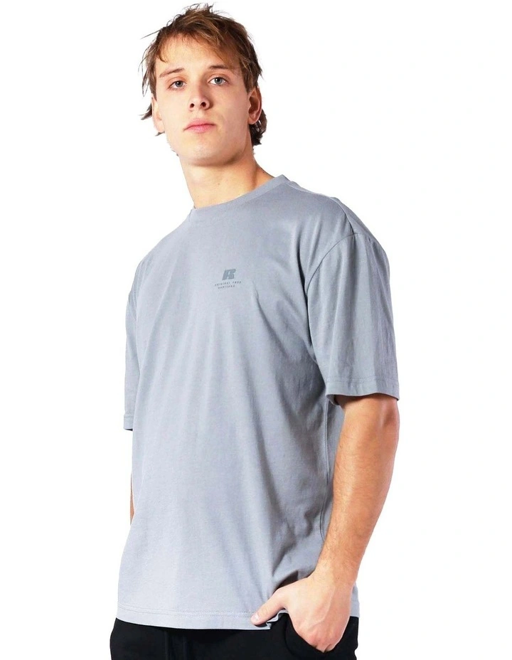 Brooklyn Oversize Tee in Ash Grey image 3